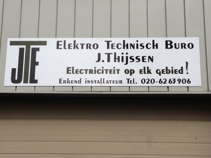Elektrotechnisch Installatieburo J. Thijssen gevel